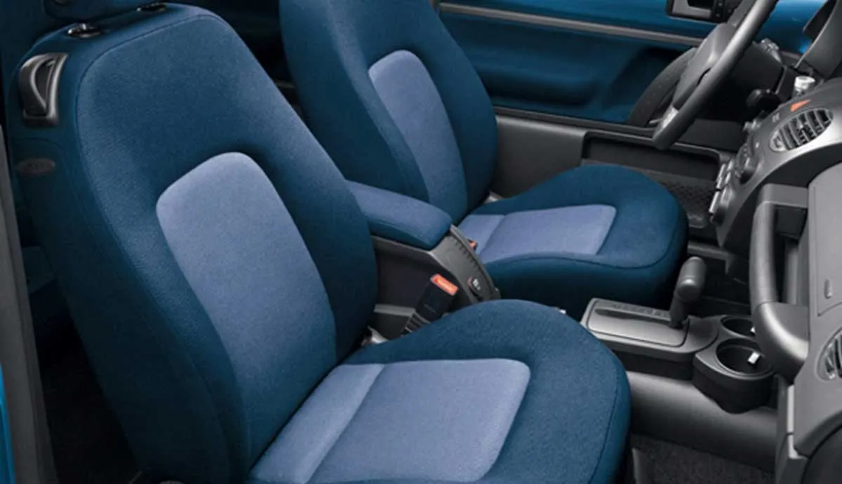 Interior of car