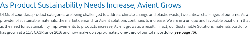 As Product Sustainability Needs Increase, Avient Grows OEMs of countless product categories are being challenged to a...